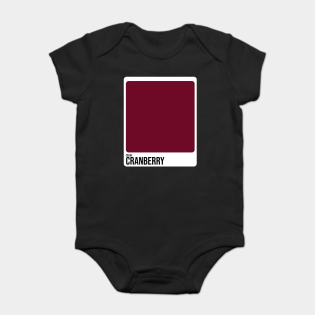 Paint Swatches Costume Cranberry Color Swatch Family Group Halloween Baby Bodysuit by belownormal